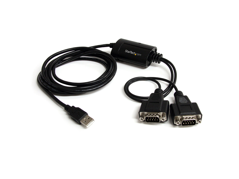 eVerbatim StarTech USB Serial Adapter Dual Port with COM Retention